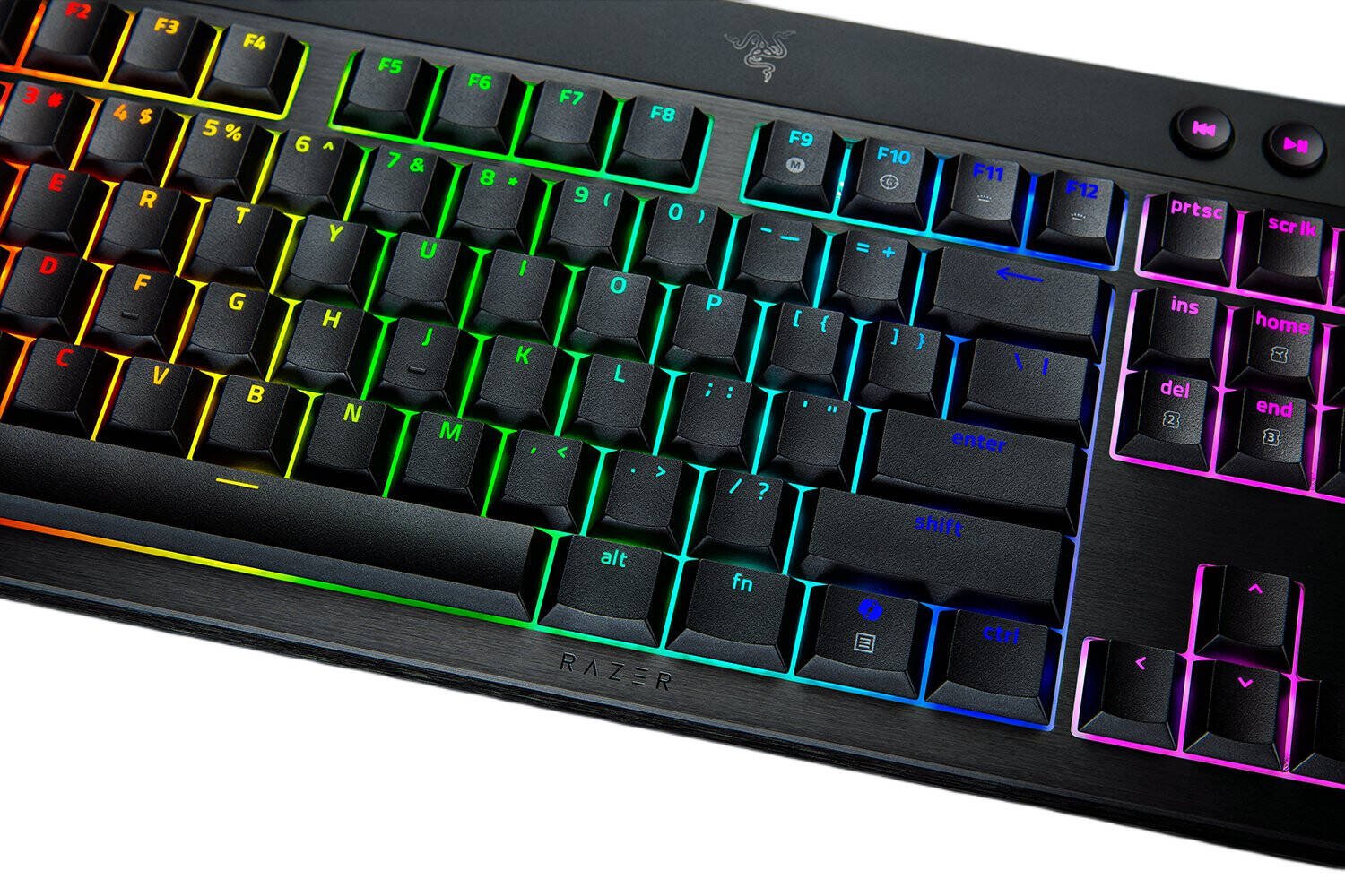 Razer | BlackWidow V4 Low-Profile Tenkeyless HyperSpeed | Keyboard | Wireless | US | Bluetooth | Yellow Switches | Black