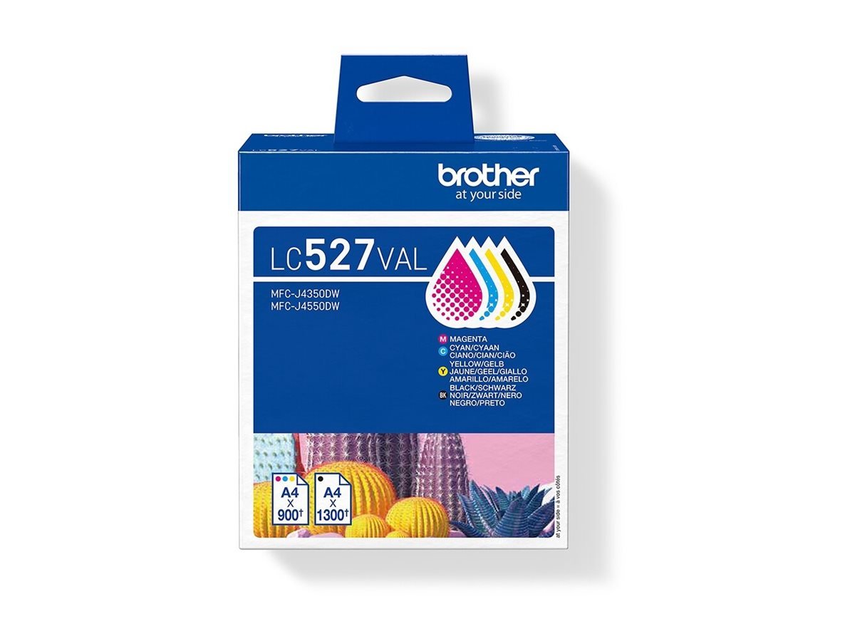 LC527VAL Value Pack | Brother Ink cartridge | Black, yellow, cyan, magenta