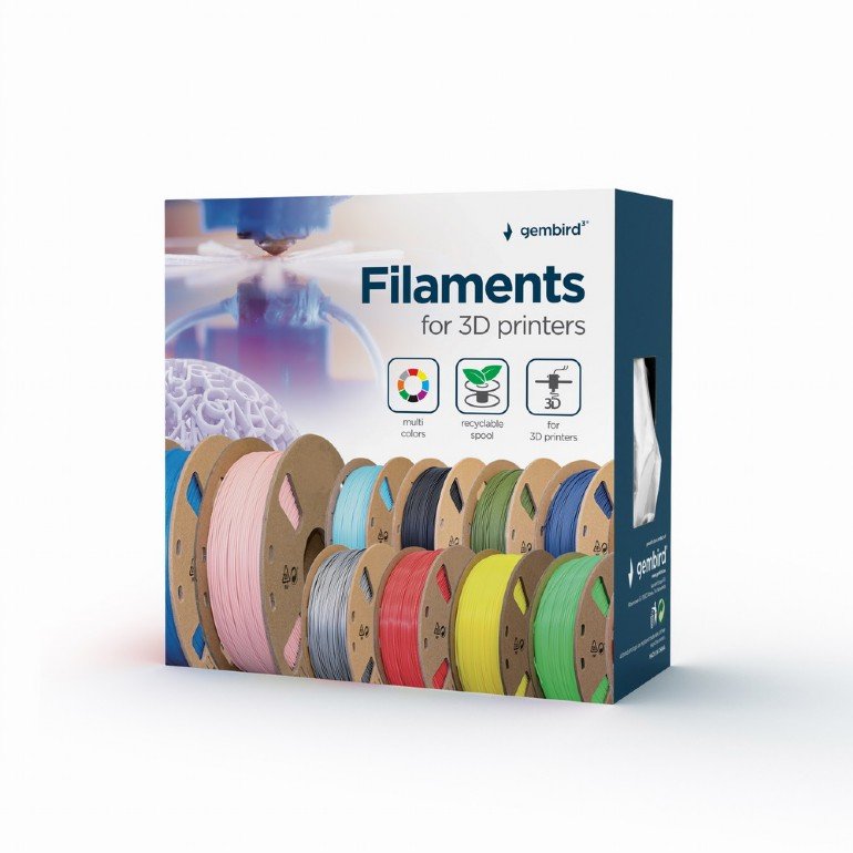 Gembird Plastic filament for cleaning 3D printer nozzle, 1.75 mm 100gr. | 3DP-CLN1.75-01