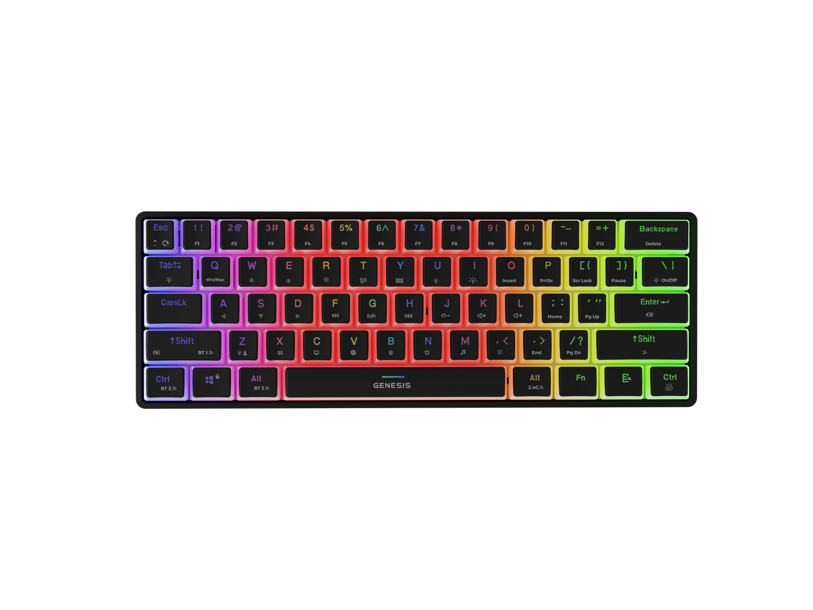 Genesis | THOR 660 G2 | Gaming keyboard | Wireless/Wired | US | Tactile | Black