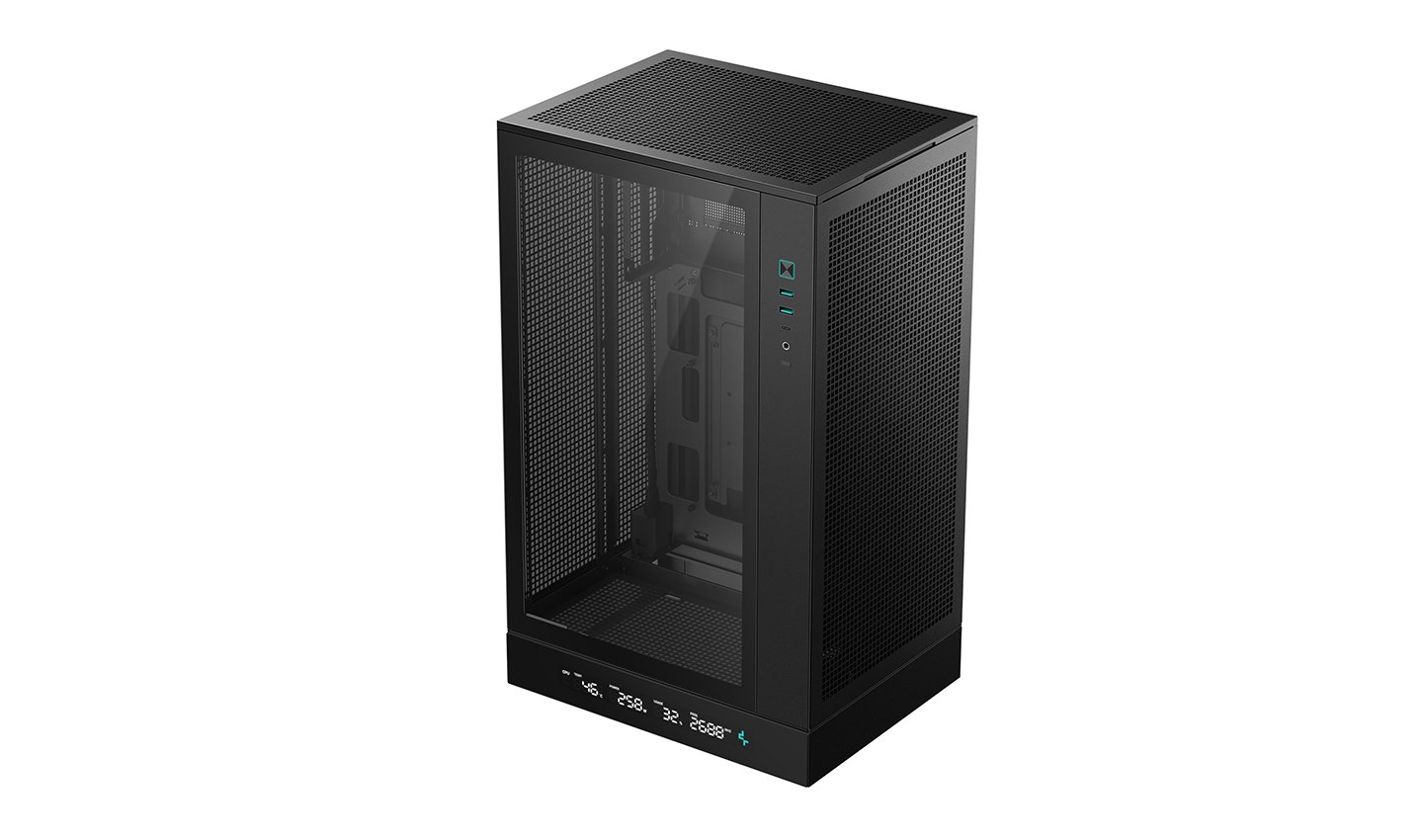 Deepcool CH270 DIGITAL | Black | Mini-Tower | ATX PS2