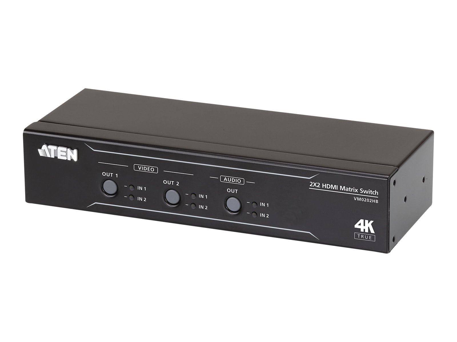Aten | 2x2 True 4K HDMI Matrix Switch with Audio De-Embedder | VM0202HB