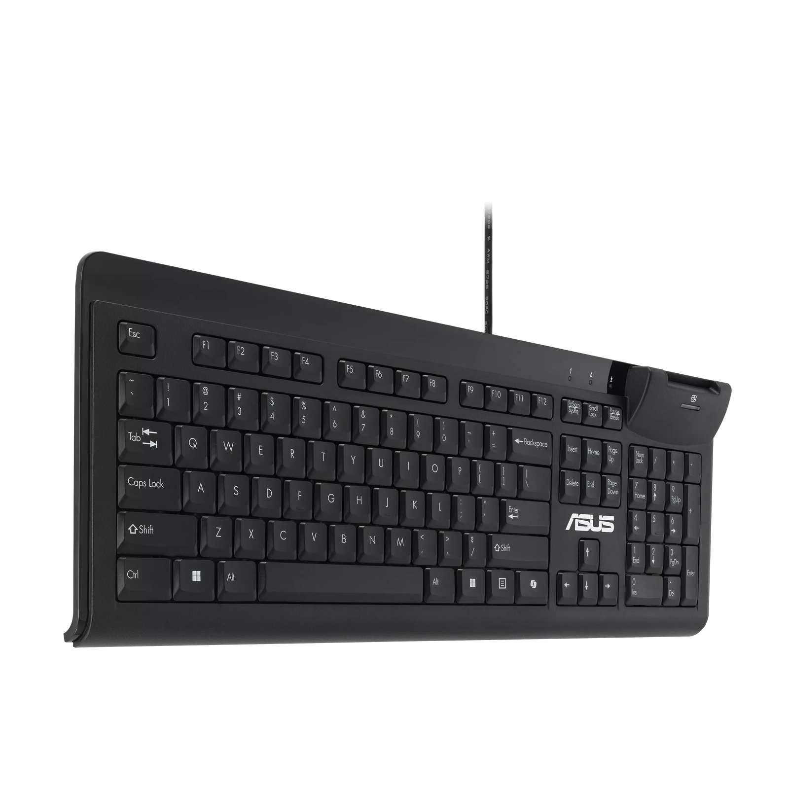 Asus KU100 | Smart Card Keyboard | Wired | US | Black