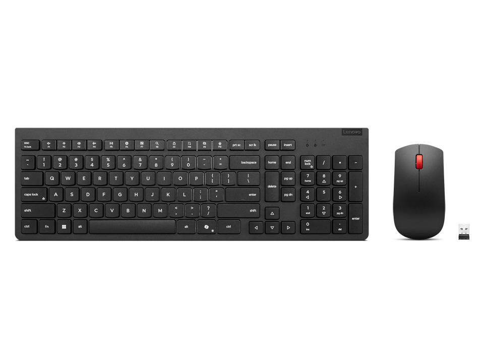Lenovo Essential Wireless Combo Keyboard & Mouse Gen2 | Keyboard and Mouse Set | Wireless | Mouse included | Lithuanian | Black