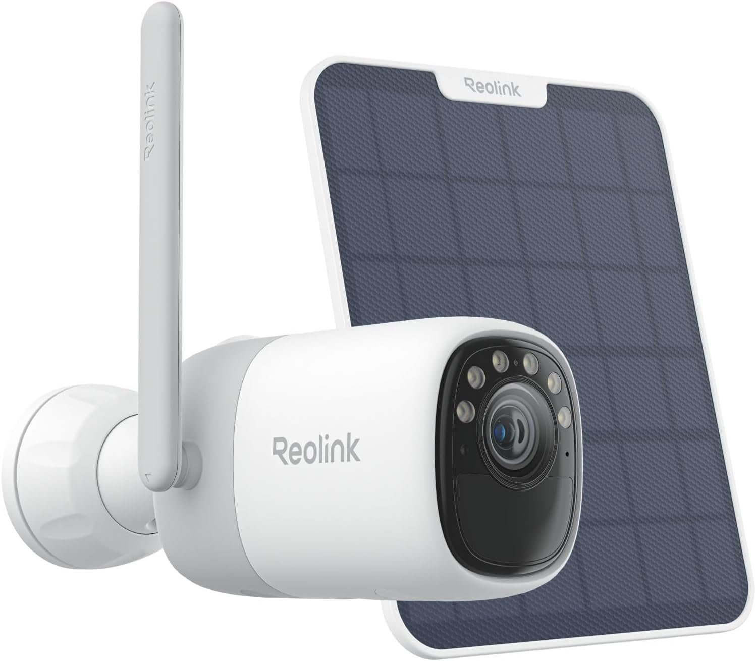 Reolink Wireless Pan & Tilt Long Lasting Solar/Battery Camera with Spotlights | Altas Series B630 with Solar Panel | Bullet | 4 MP | 4mm/F1.0 | Micro SD, Max. 512 GB