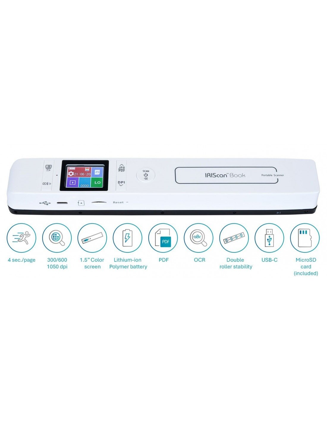 IRIS IRIScan Book 7 | Handheld Scanners