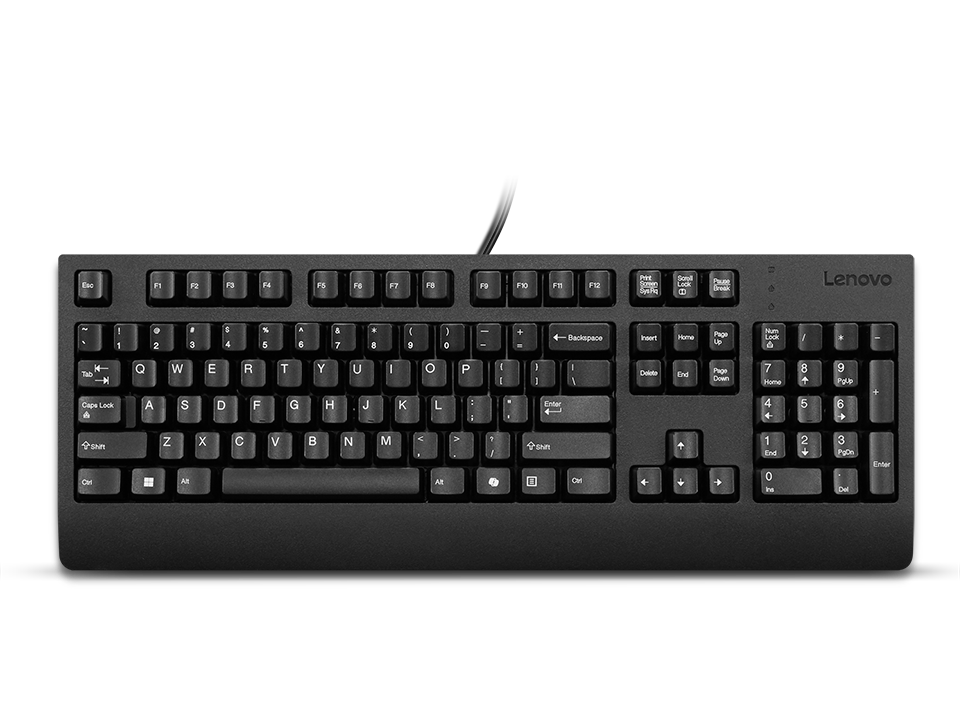 Lenovo Preferred Pro II USB Keyboard-US Euro | Keyboard | Wired | US Euro | Black
