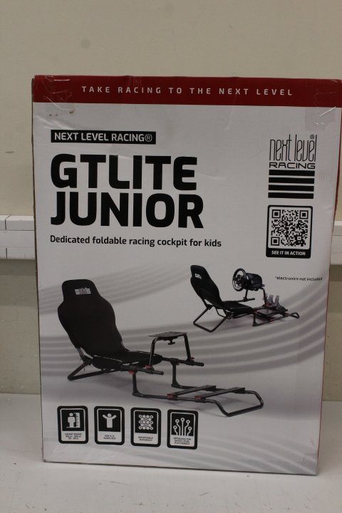 SALE OUT. Next Level Racing GTLite Junior Foldable Cockpit | SALE OUT. Next Level Racing GTLite Junior Foldable Cockpit | DAMAGED PACKAGING