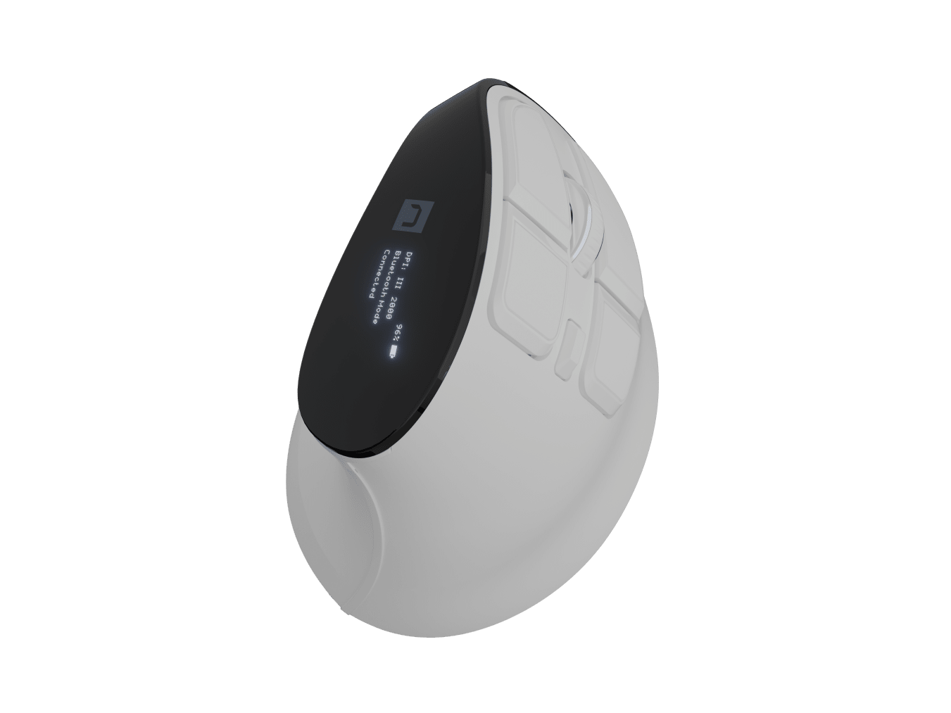Natec Mouse | Euphonie Pro | Wireless | 2.4 GHz, Bluetooth | White