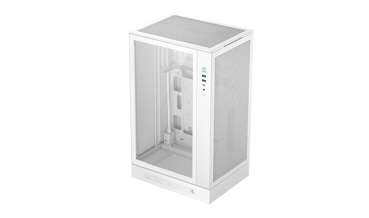 Deepcool Case | CH270 DIGITAL WH | White | Mini Tower