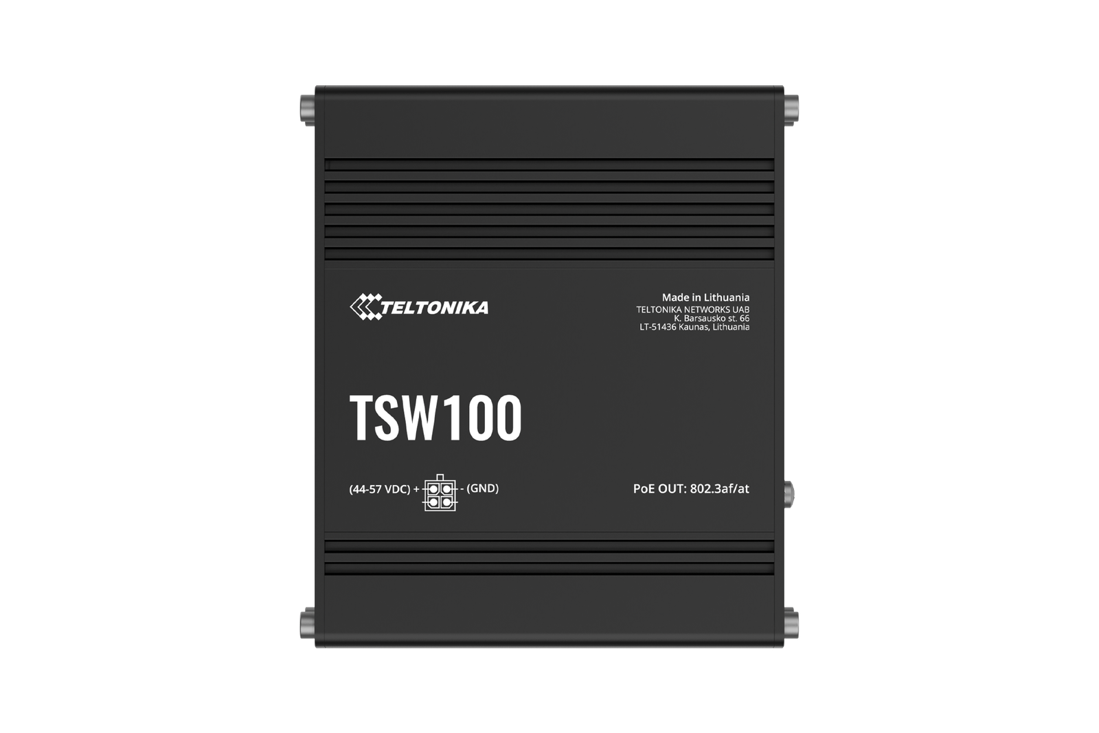 Teltonika Ethernet Switch | TSW100 | Unmanaged | Wall-mountable