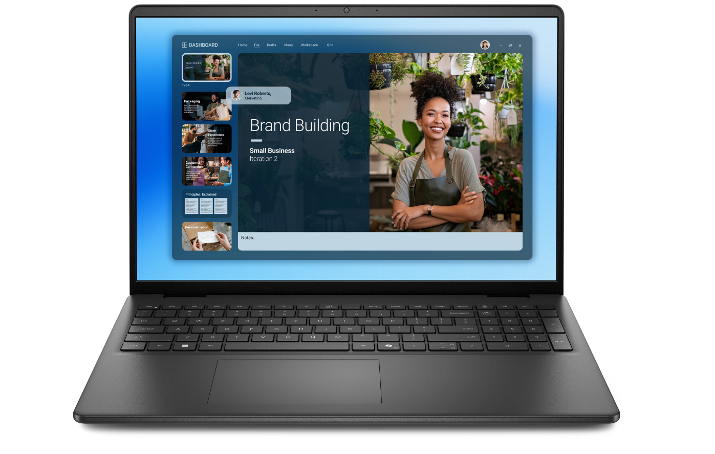 Dell 16 DC16250 | Carbon Black | 16 " | 2K | 1920 x 1200 pixels | Anti-glare | Intel Core 7 | 150U | 16 GB | DDR5 | Solid-state drive capacity 1000 GB | Intel Graphics | Windows 11 Pro | 802.11ax | Keyboard language English | Keyboard backlit | Warranty 36 month(s) | Battery warranty 12 month(s)