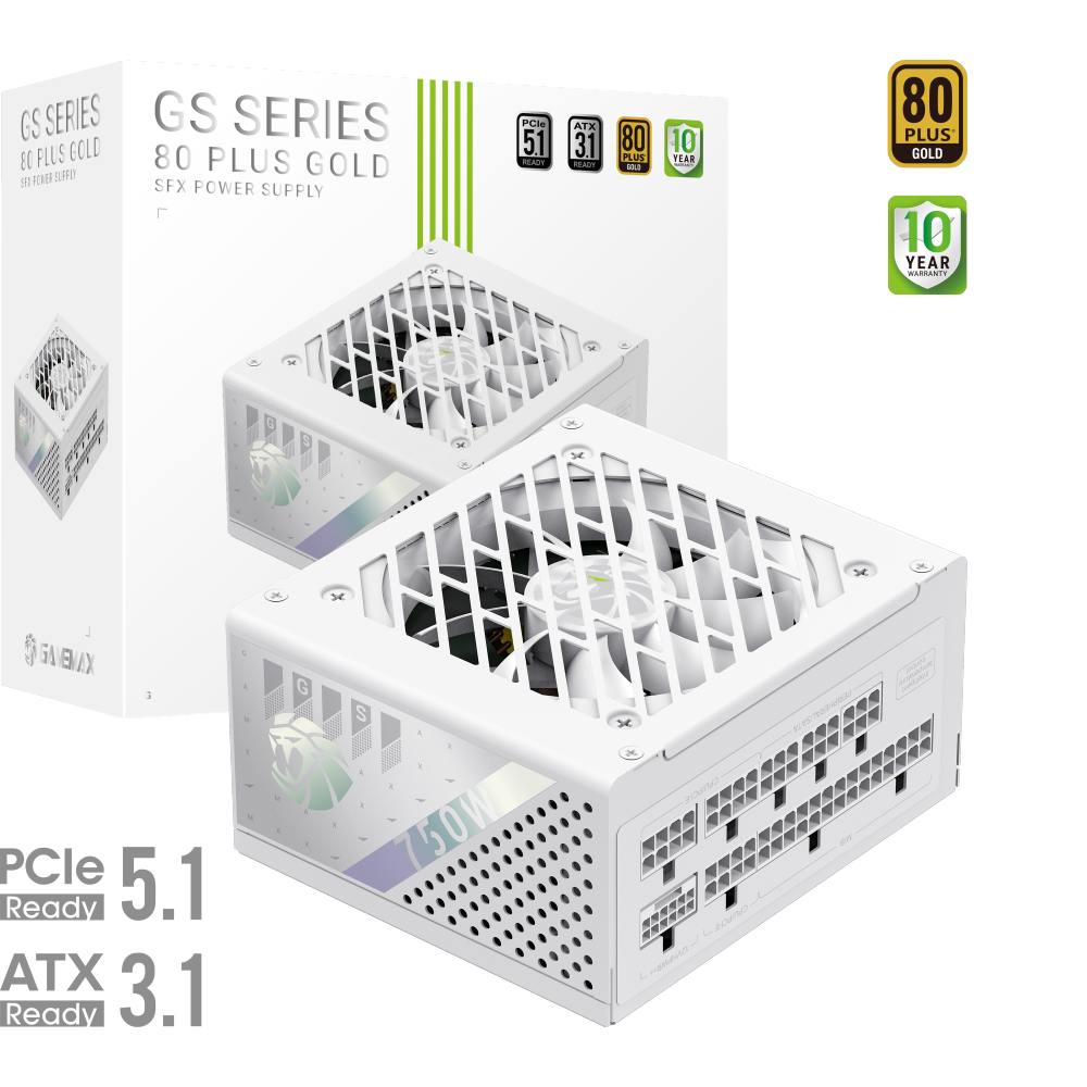 Gamemax PSU | GS 750G WH | 750 W | SFX | White | Full Modular