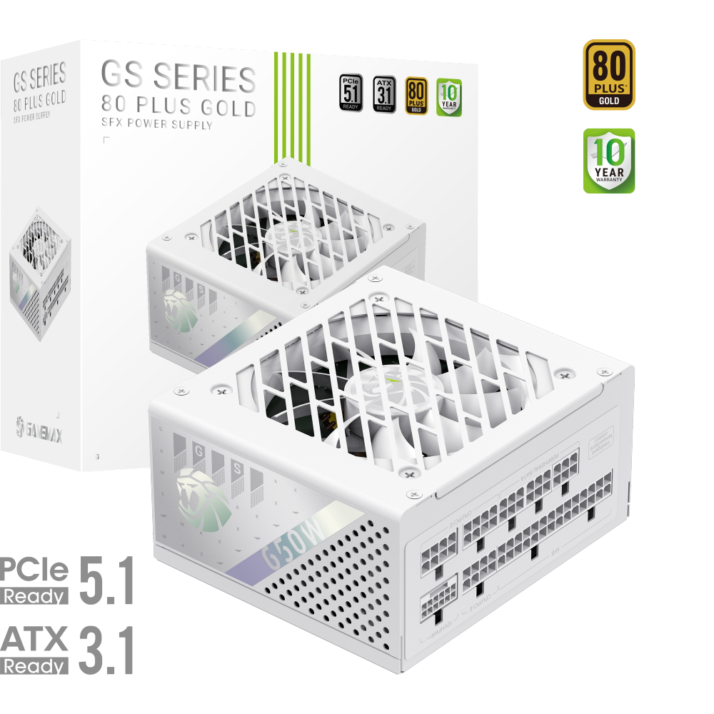 Gamemax PSU | GS 650G WH | 650 W | SFX | White | Full Modular