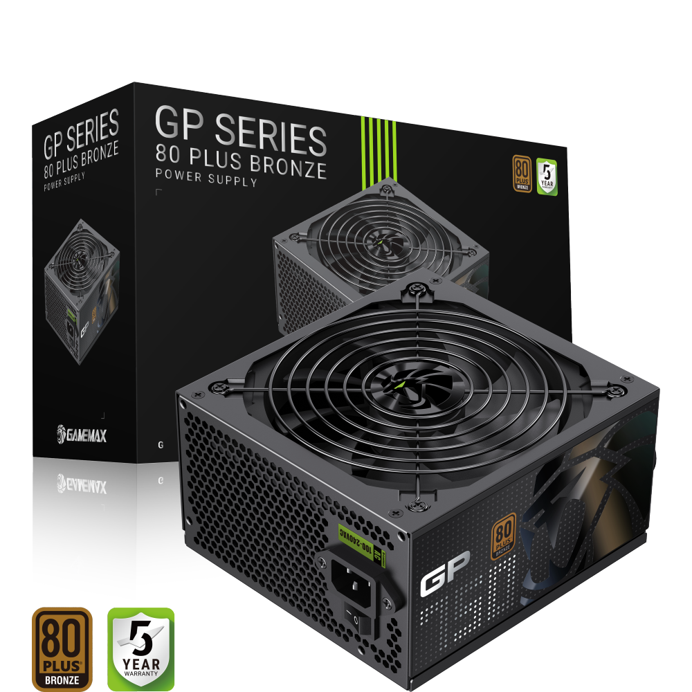Gamemax PSU | GP 750B | 750 W | Bronze | Non-Modular