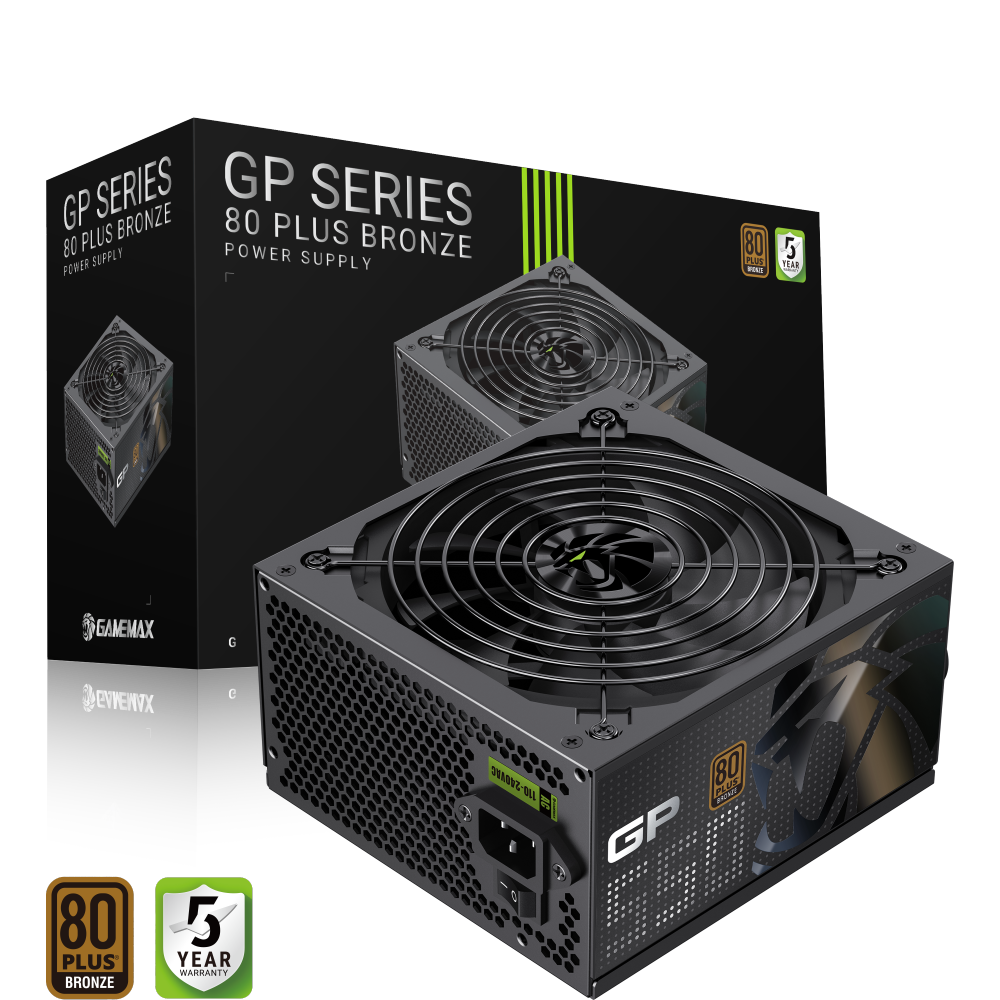 Gamemax PSU | GP 550B | 550 W | Bronze | Non-Modular