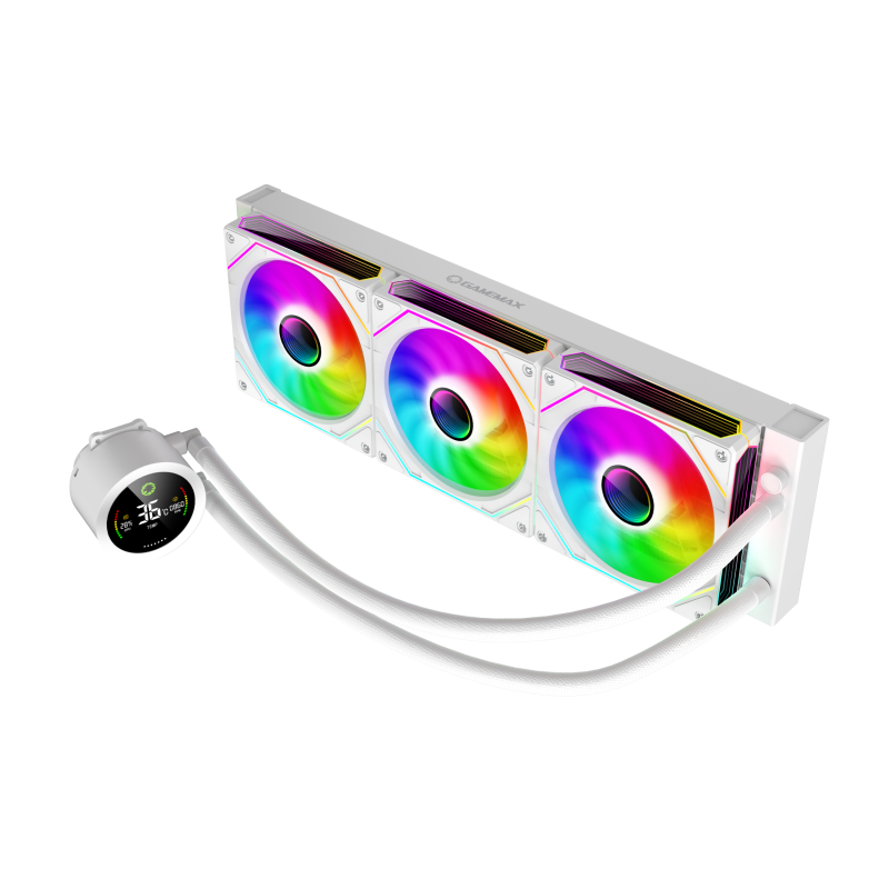 Gamemax CPU Liquid Cooler | ICEBURG 360 DIGITAL WH | White