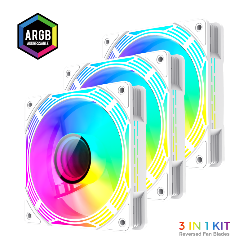 Gamemax Case Fan | KF300R WH | White