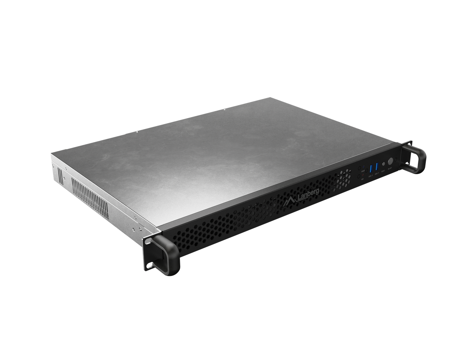 Lanberg Rackmount server chassis ITX 300/10 19"/1U | SC01-3001-10B | Black
