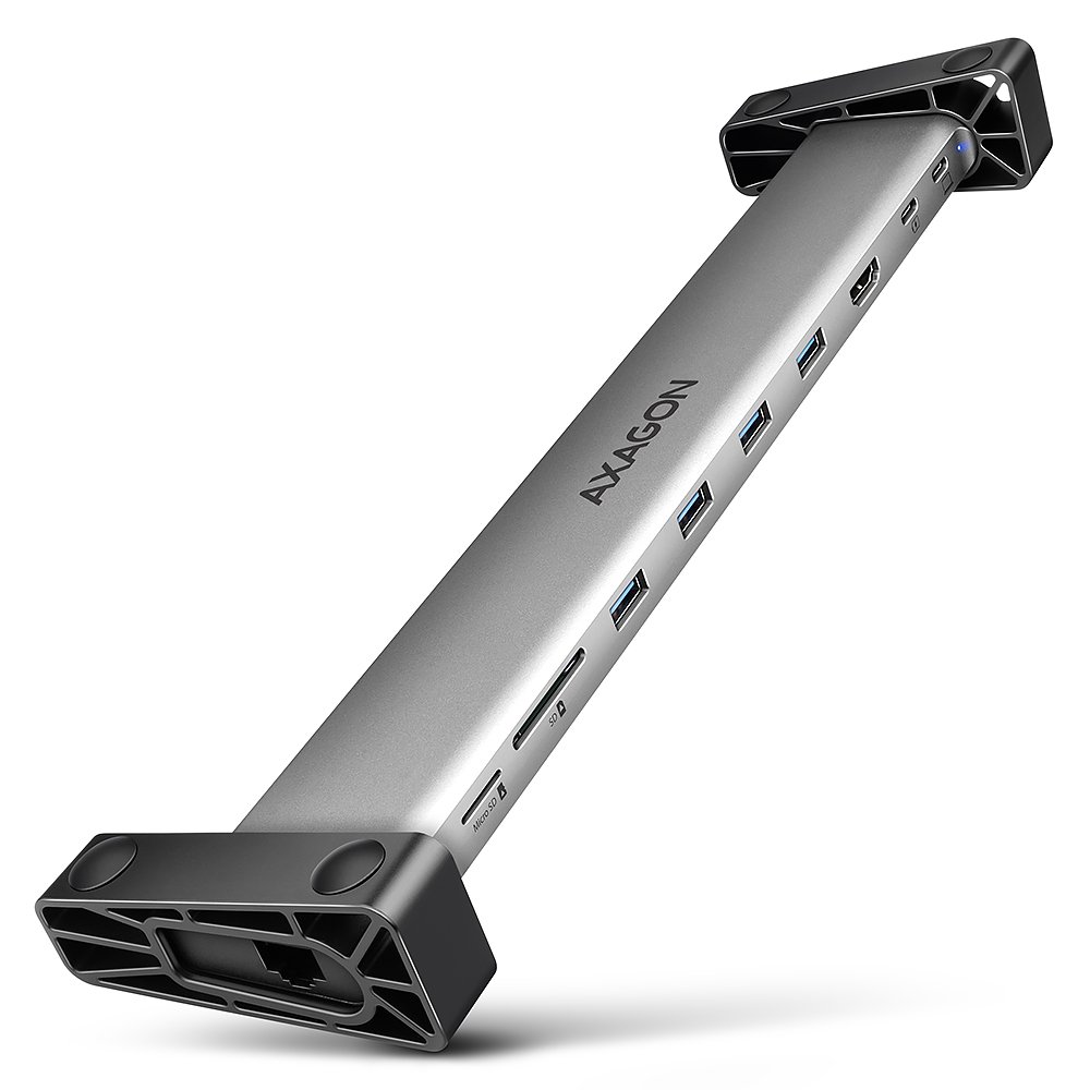 AXAGON USB-C 5Gbps LONGER 9in1 hub | HMC-10HLS