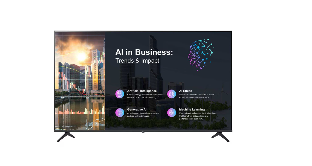 LG | Digital Signage | 65PK640S0LB | 65 " | Landscape | 16/7 | webOS | Wi-Fi | 300 cd/m² | 1000000:1 | 8 ms