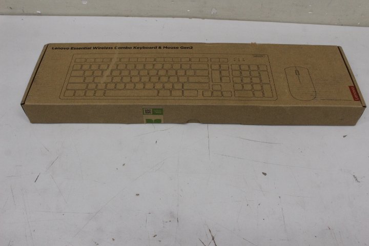 SALE OUT. Lenovo Essential Wireless Combo Keyboard & Mouse Gen2 Black-Lithuanian | Lenovo Essential Wireless Combo Keyboard & Mouse Gen2 | Keyboard and Mouse Set | Wireless | Mouse included | Lithuanian | Black | DAMAGED SEAL