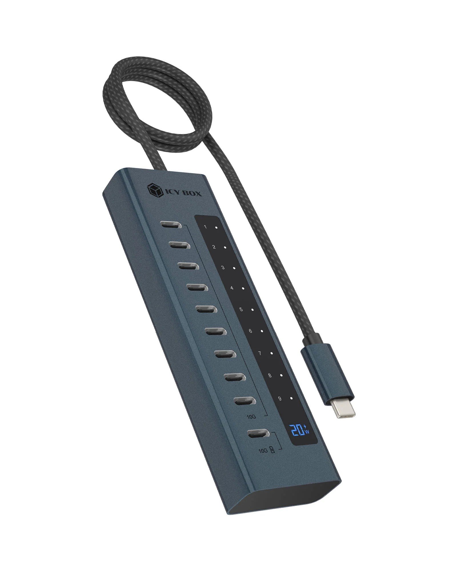 Raidsonic Icy Box 10-port USB Type-C Gen 2 hub | IB-HUB1450-C31