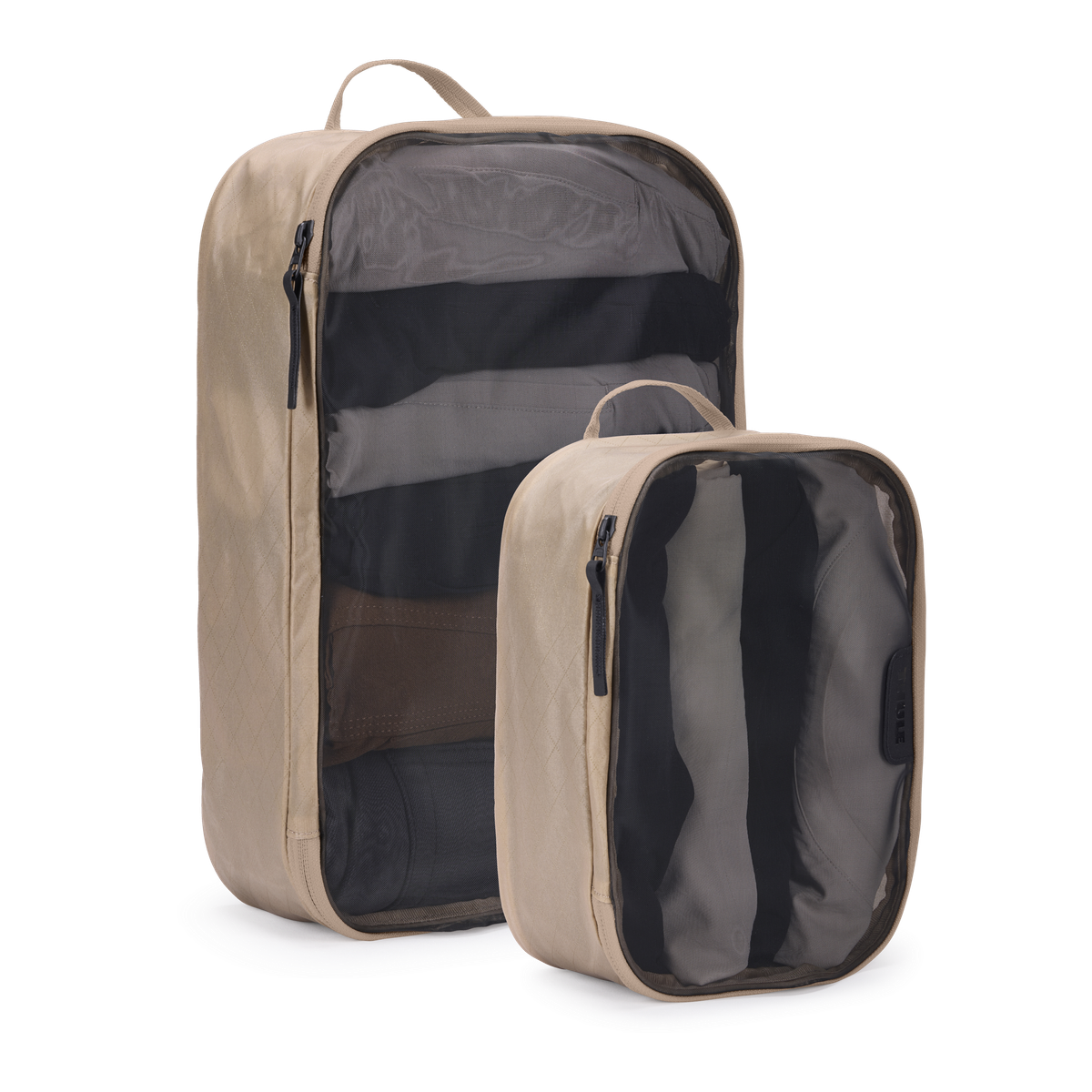 Thule Packing Cube Set, 1x Medium, 1x Small | Packing Cube | Gentle Beige