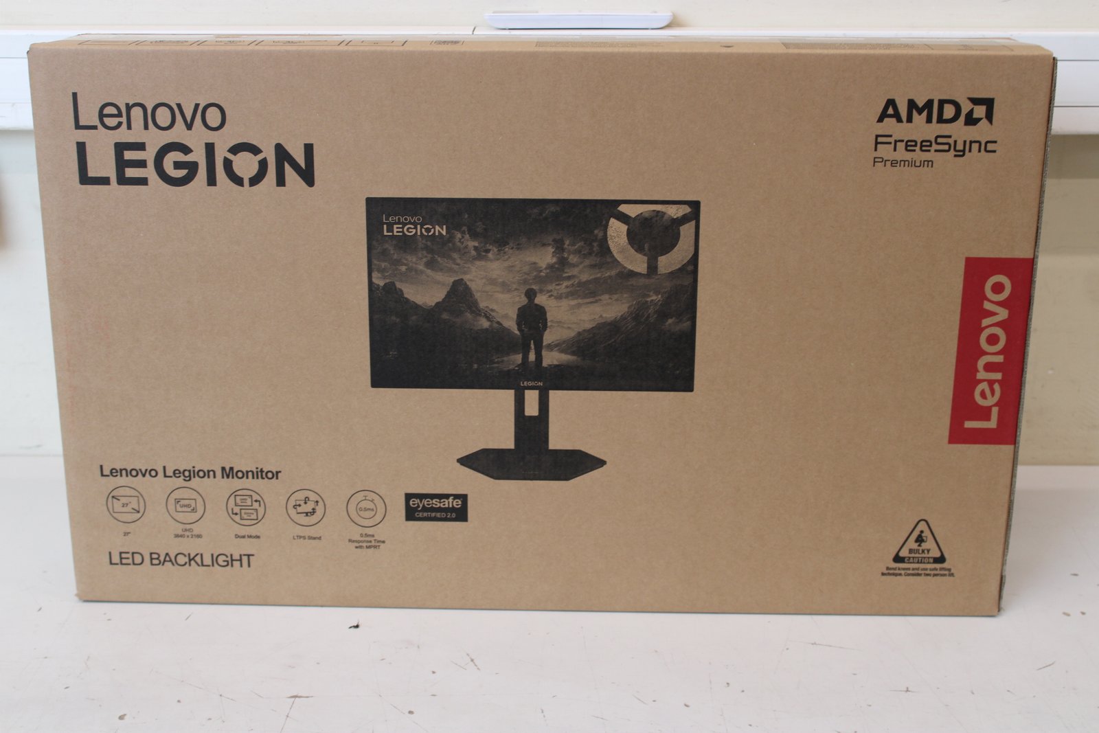 Lenovo SALE OUT. | Legion 27U-10 | 27 " | IPS | 16:9 | 160 Hz | 4 ms | 3840 x 2160 pixels | 300 cd/m² | HDMI ports quantity 2 | Raven Black | Warranty 36 month(s) | DAMAGED PACKAGING