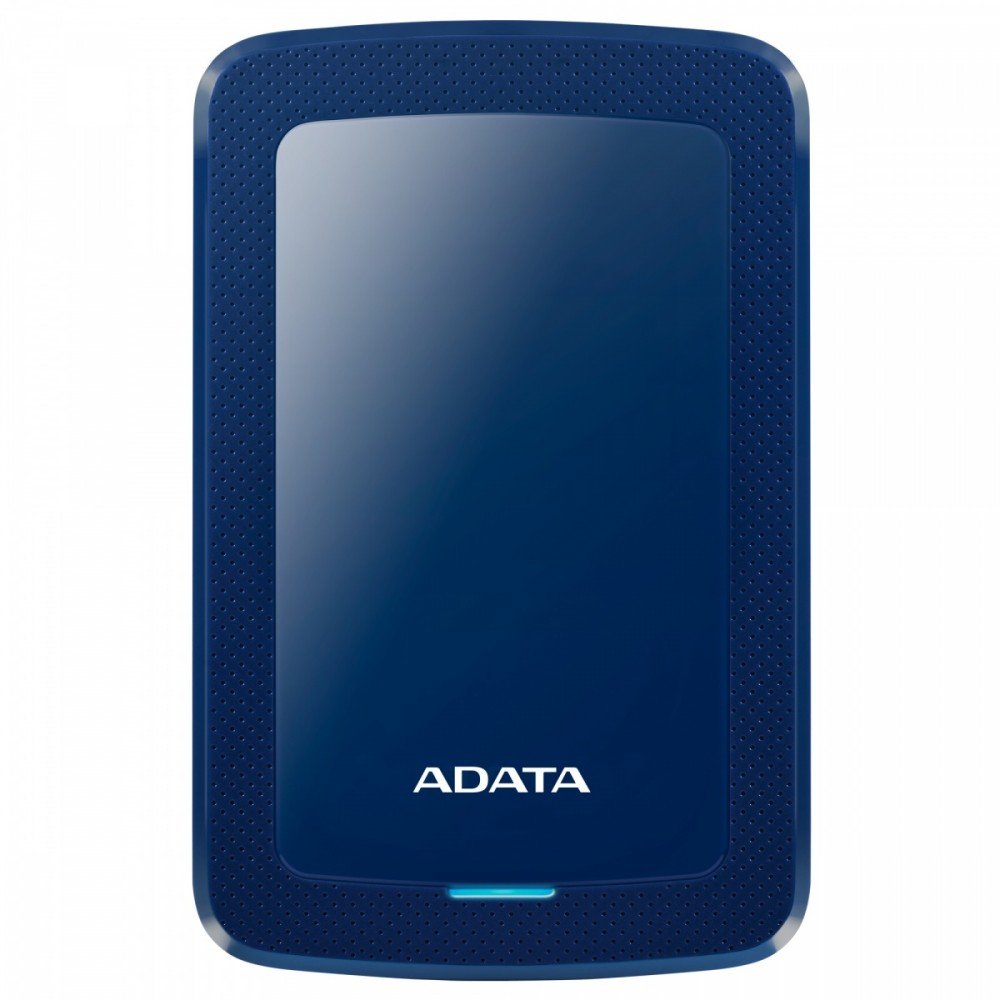 ADATA HV300 AHV300-2TU31-CBL 2000 GB 2.5 " USB 3.1 Blue backward compatible with USB 2.0, 1. HDDtoGo free software only compatible with Windows. 2. Compatibility with specific host devices may vary and could be affected by system environment. 3. Connecting via USB 2.0 requires plugging in to two USB ports for sufficient power delivery. A USB Y-cable will be needed.