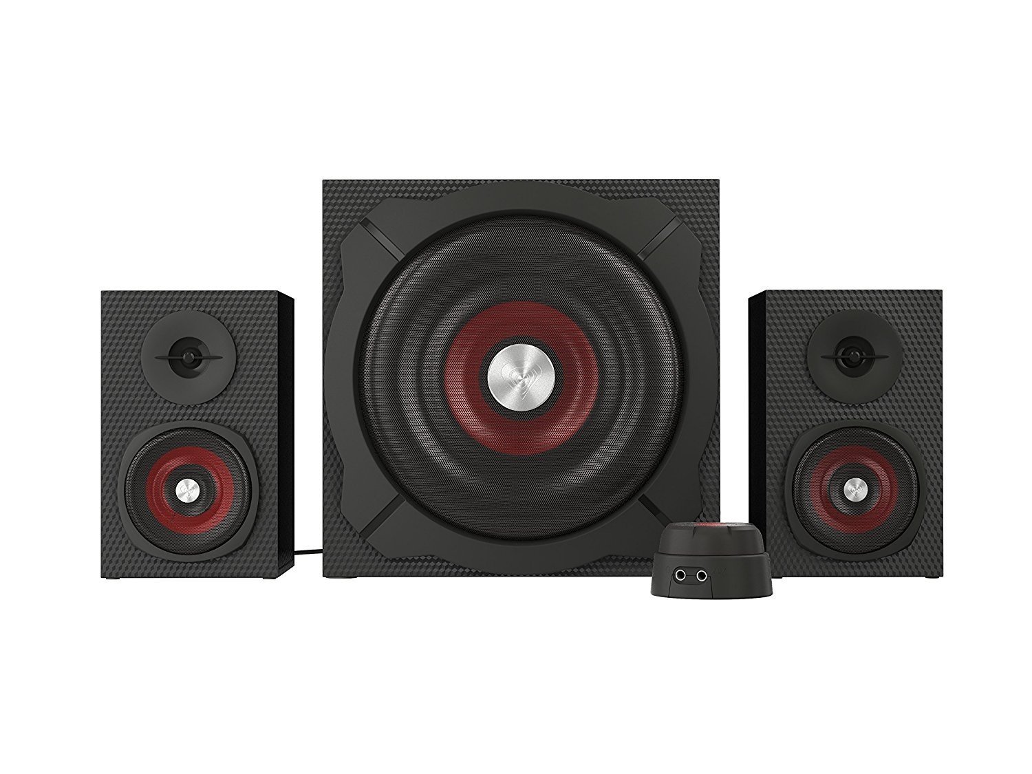 GENESIS Helium 610BT Computer Speakers, Wired, Bluetooth, Black | Genesis | Helium 610BT | Bluetooth | Red/Black