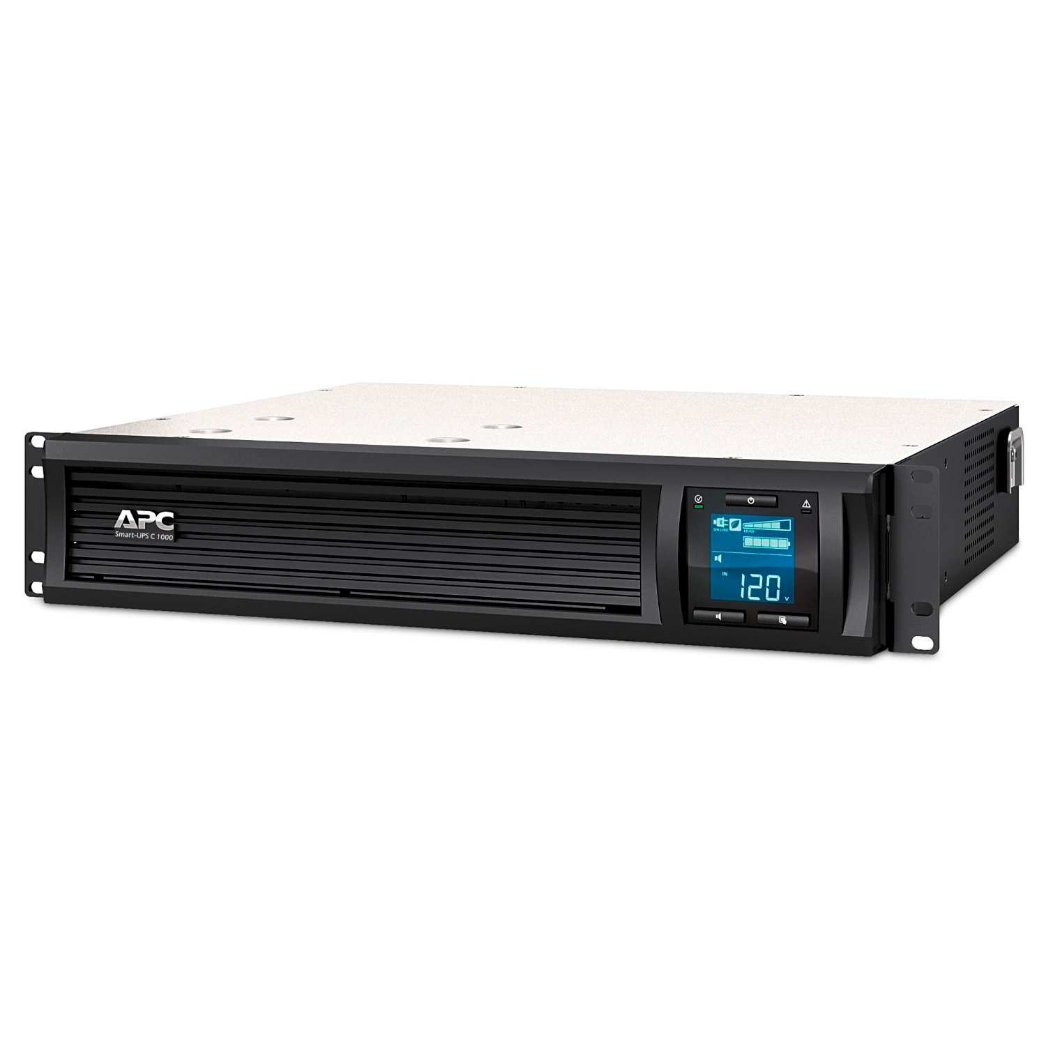 Schneider Electric APC Smart-UPS C, Rackmount 2U, 4x IEC C13 outlets, SmartConnect port, USB and serial communication, AVR, graphic LCD | SMC1000I-2UC | 1000 VA | 600 W | 230 V