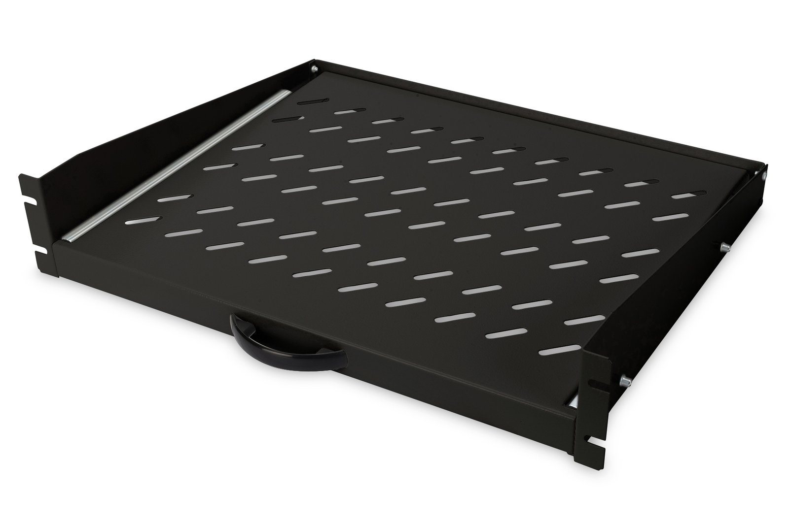Digitus Extendible Shelf for fixed mounting on front 483 mm (19") profile rails | DN-19-TRAY-2-450-SW