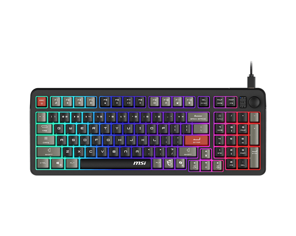 MSI FORGE GK110 US | Gaming keyboard | Wired | US | Membrane | Black