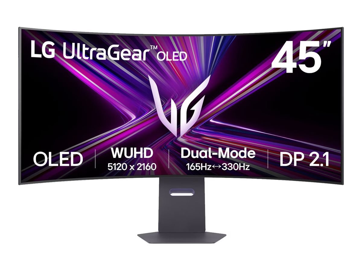 LG 45GX950A-B UltraGear™ 45" OLED WUHD Curved 5120x2160/21:9/0.03ms/275cd/m2/DisplayPort HDMI Headphone Out | LG