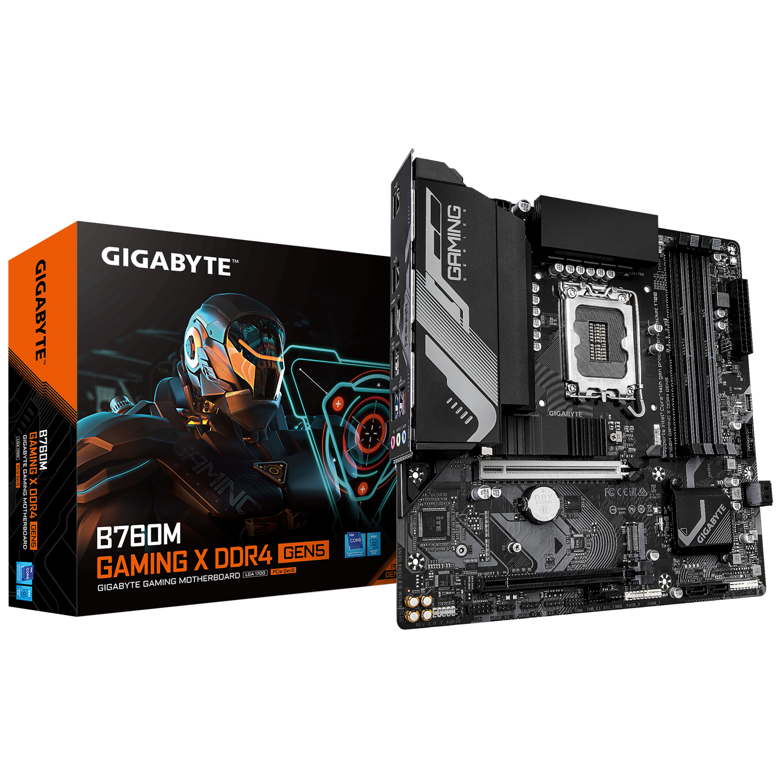 Gigabyte B760M GAMING X DDR4 GEN5 | Processor family Intel | Processor socket LGA1700 | DDR4 | Supported hard disk drive interfaces M.2, SATA | Number of SATA connectors 4