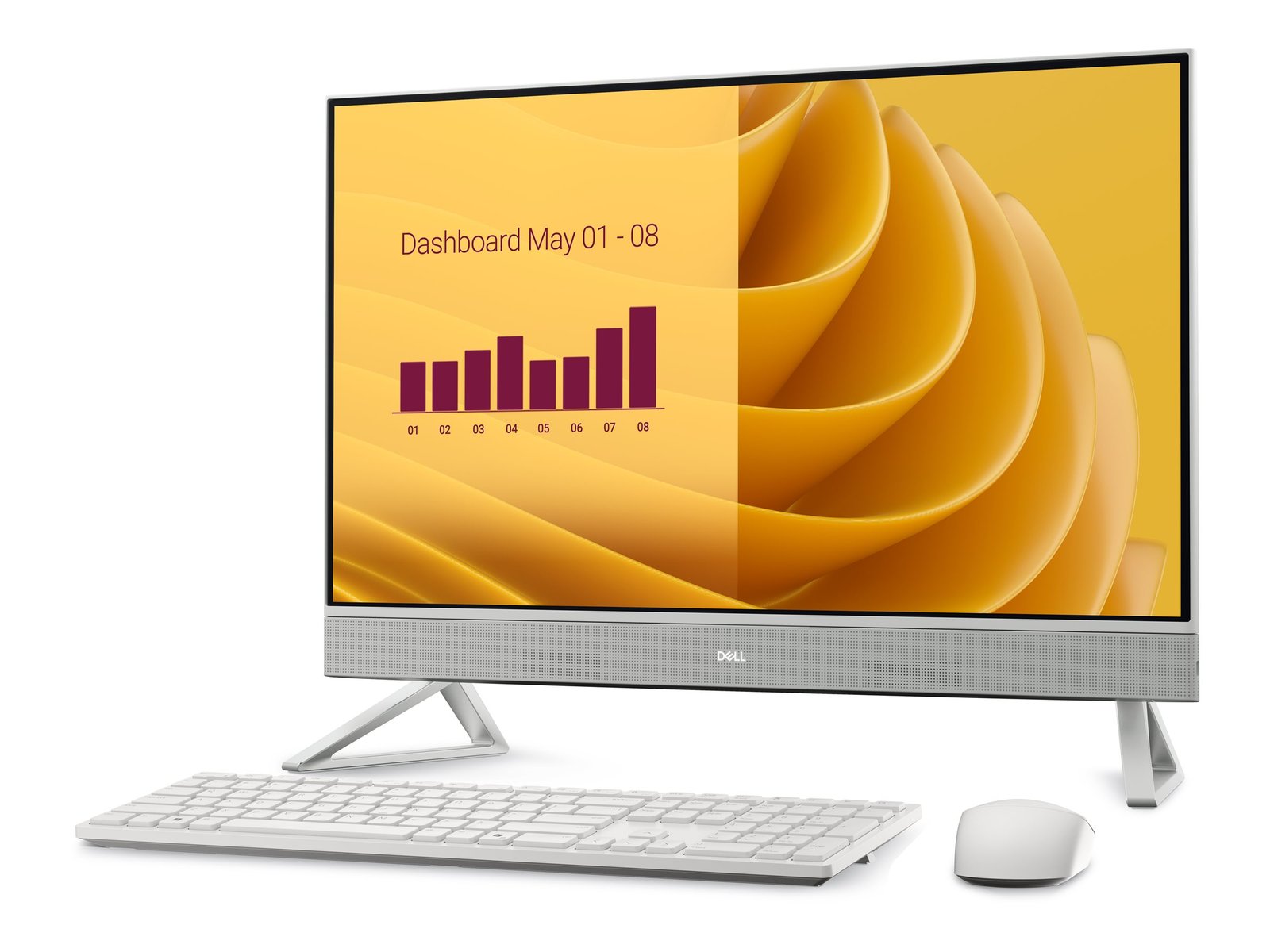 Dell EC27250 | AIO | Desktop | Intel Core 7 | 27 " | 16 GB | 150U | DDR5 | 512 GB | Intel Graphics | US International | Windows 11 Pro | Warranty 36 month(s)