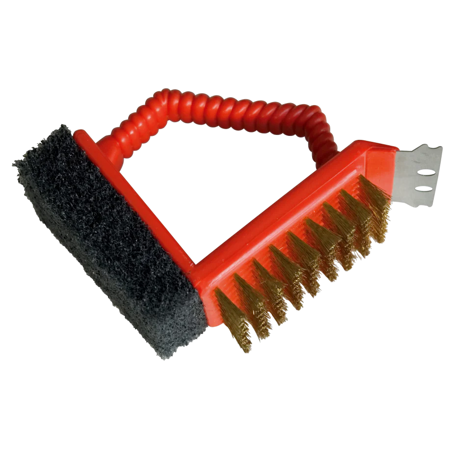 Barbecook | 3-in-1 brush red (24pcs/disp) | BC-ACC-7064