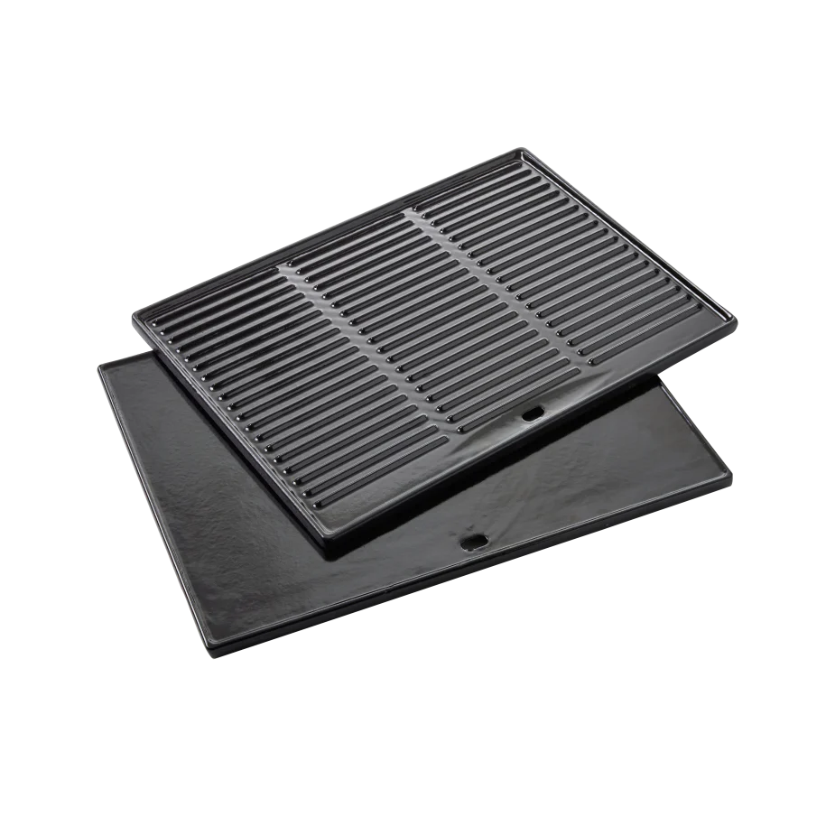 Barbecook | Dynamic Core Enamelled Cast Iron Cooking Griddle, 43 x 35 x 2 cm | BC-ACC-7126