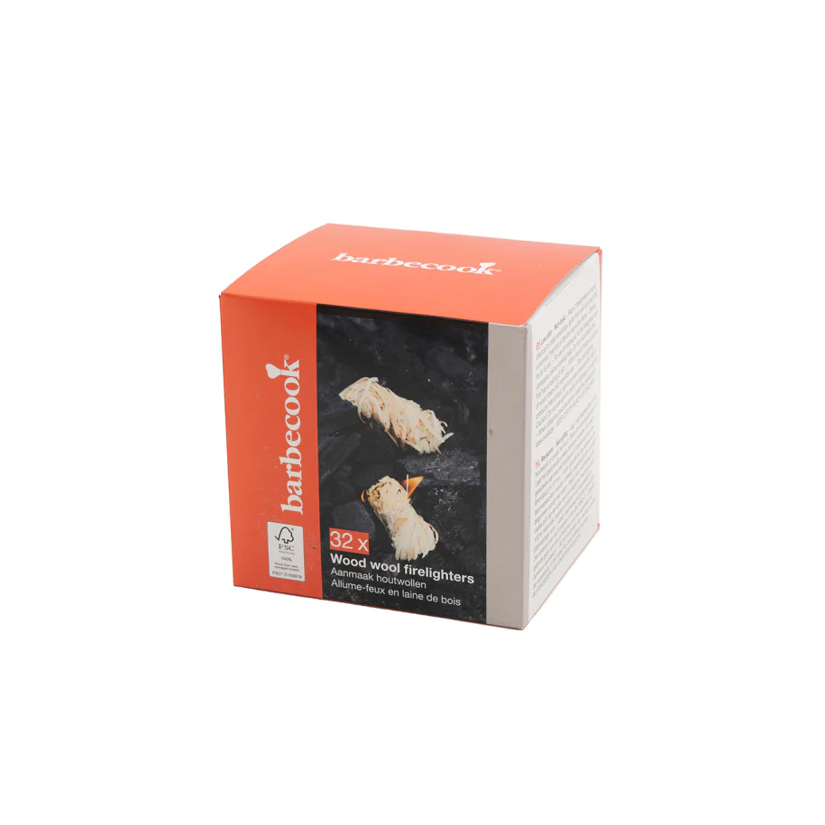 Barbecook | Wood wool firelighters 32 pieces FSC (per 12pcs) | BC-ACC-7426