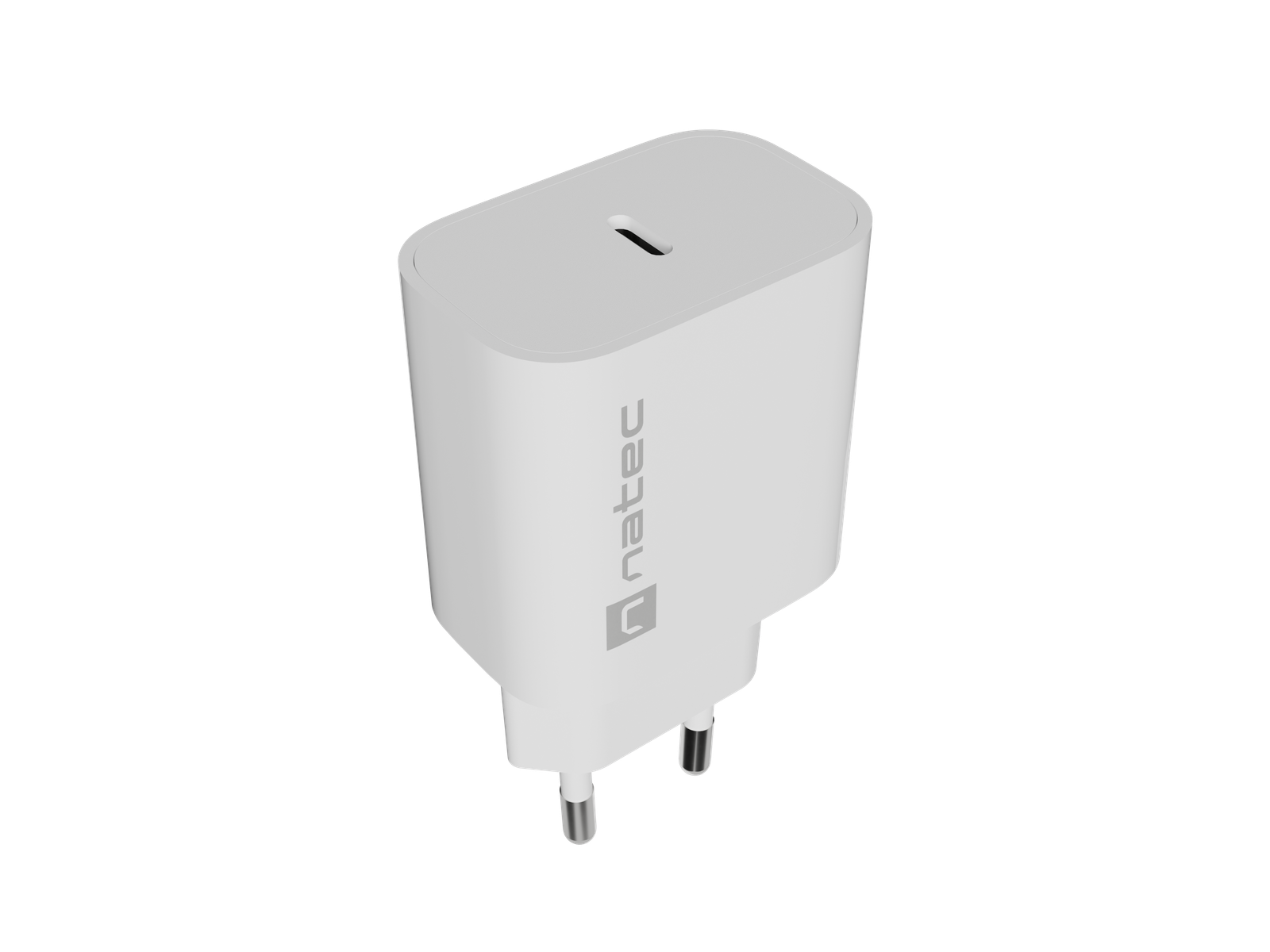 Natec Ribera USB Charger 1X USB-C 20W, White
