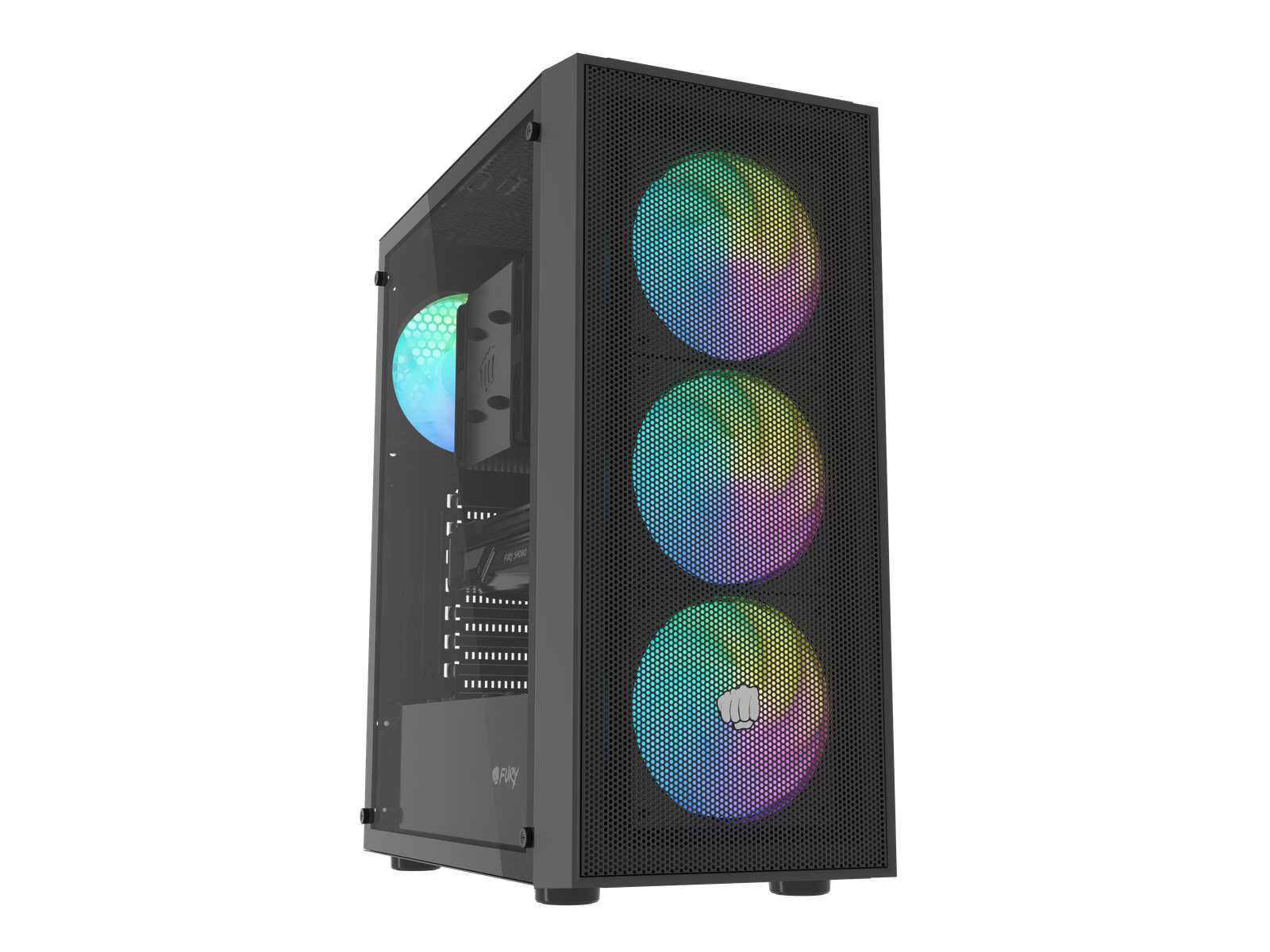 Fury PC Case | SHOBO SH8F ARGB | Black | Midi Tower