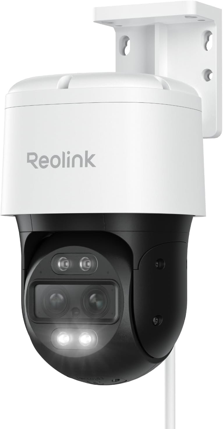 Reolink 4K Dual-Lens PoE Camera with Auto Tracking | TrackMix PoE | PTZ | 8 MP | 2.8mm/F1.6 | IP65 | H.264, H.265 | Micro SD, Max. 512 GB