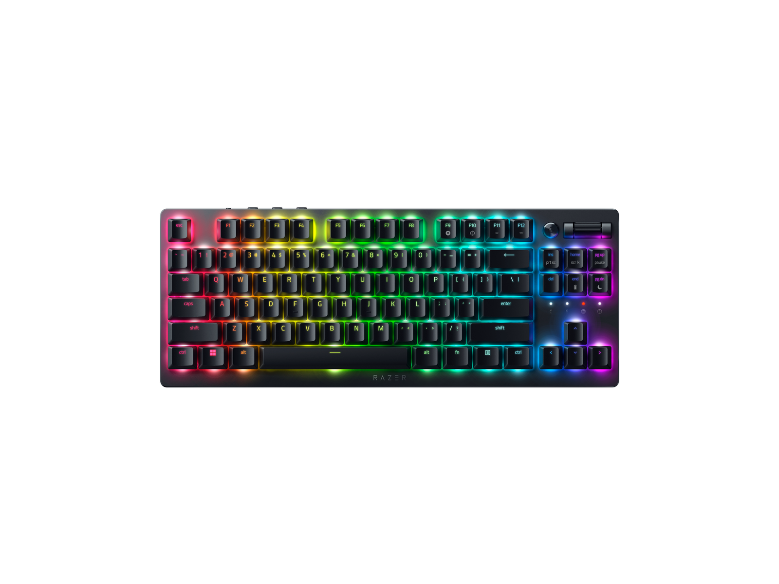 Razer | Deathstalker V2 Pro | Gaming Keyboard | Wireless/Wired | Bluetooth | RGB LED light | Wireless connection | Cyrillic | Black