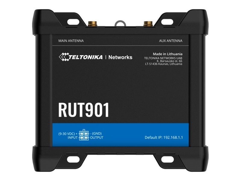 Teltonika | LTE CAT 4 Router | RUT901 | 802.11n | 10/100 Mbit/s | Ethernet LAN (RJ-45) ports 4 | Mesh Support No | MU-MiMO No | 4G