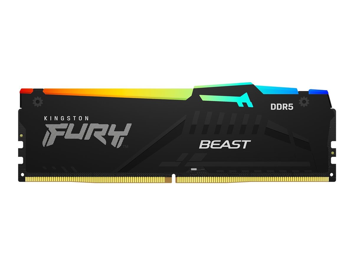 Kingston KF564C32BBEA-16 16GB 6400MT/s DDR5 CL32 DIMM FURY Beast Black RGB EXPO | Kingston
