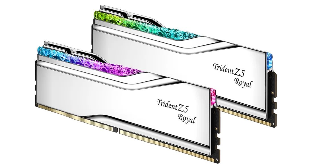 G.Skill | Trident Z5 Royal | 32 (2x16GB) GB | DDR5 | 6400 MHz | PC/server | Registered No | ECC No