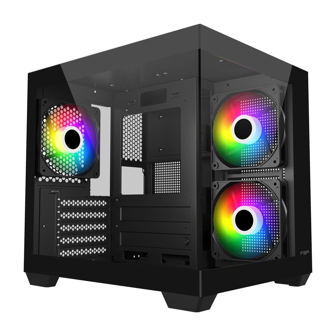 FSP Case | S140-BA | Black | Mini-ITX, uATX(M-ATX)