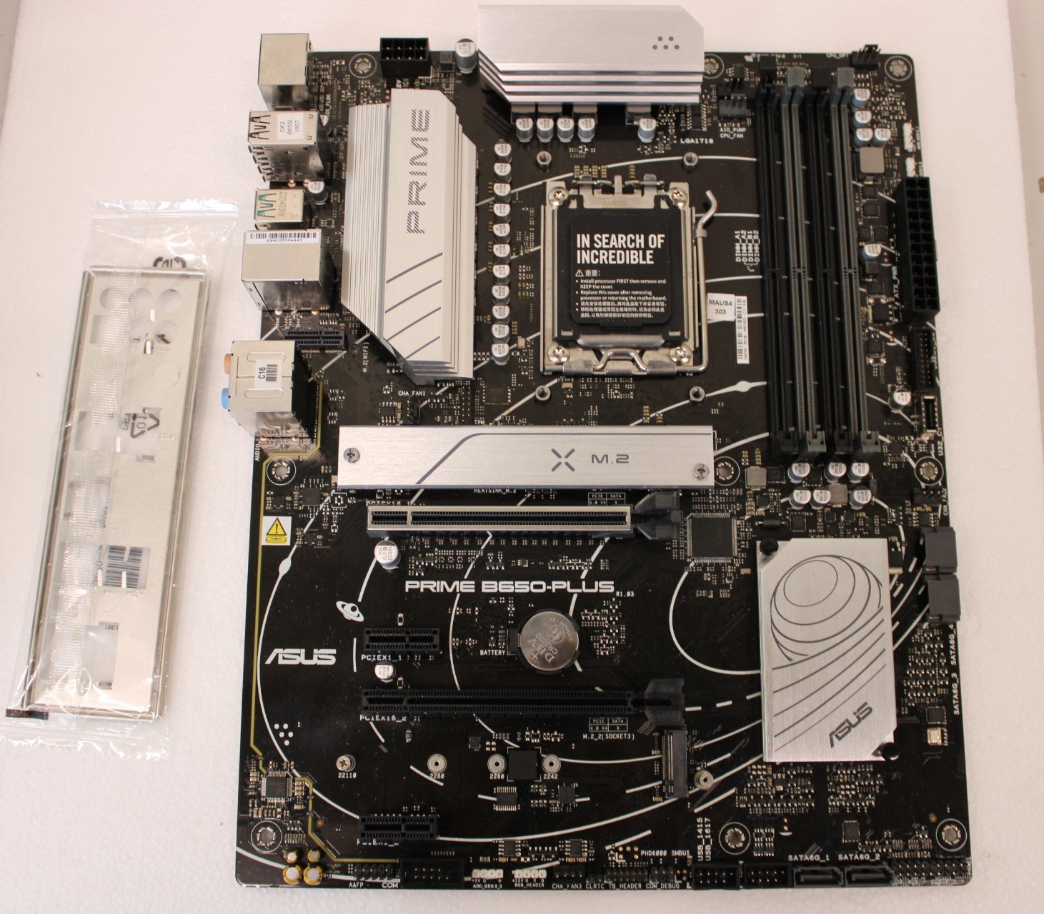 SALE OUT. Asus PRIME B650-PLUS | Processor family AMD | Processor socket AM5 | DDR5 DIMM | Memory slots 4 | Supported hard disk drive interfaces 	SATA, M.2 | Number of SATA connectors 4 | Chipset  AMD B650 | ATX | USED, REFURBISHED, WITHOUT ORIGINAL PACKAGING
