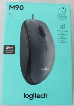 SALE OUT. Logitech M90 optical mouse, USB, Black | Logitech M90 | Wired | Mouse | USB Type-A | Black | DAMAGED PACKAGING